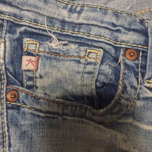 Big Star vintage look boot  cut jeans size 27R - Picture 7 of 8